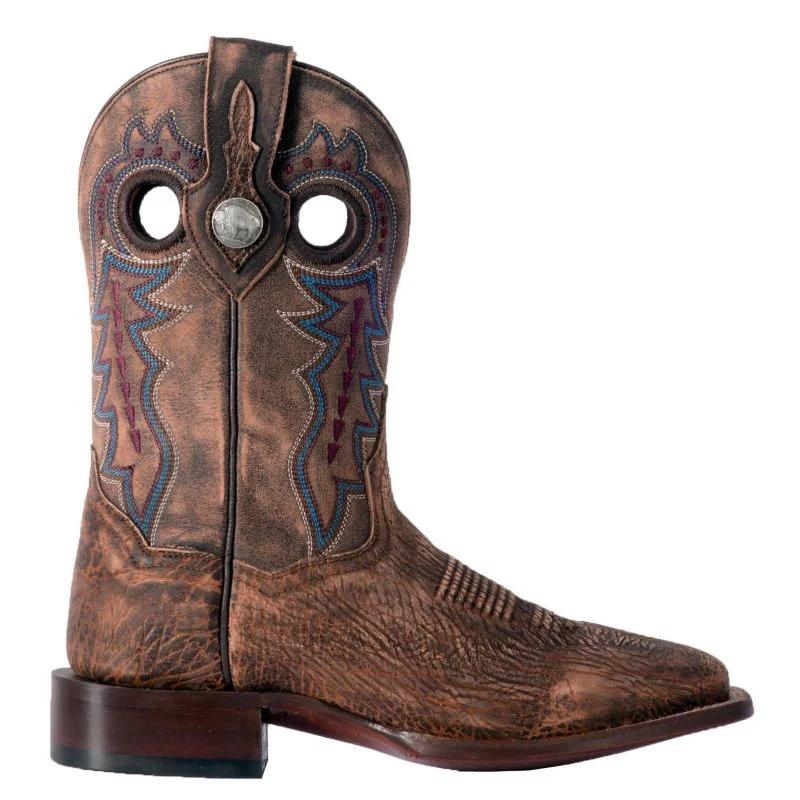 Dan Post Mens 12in Badlands Sq Tan Boots