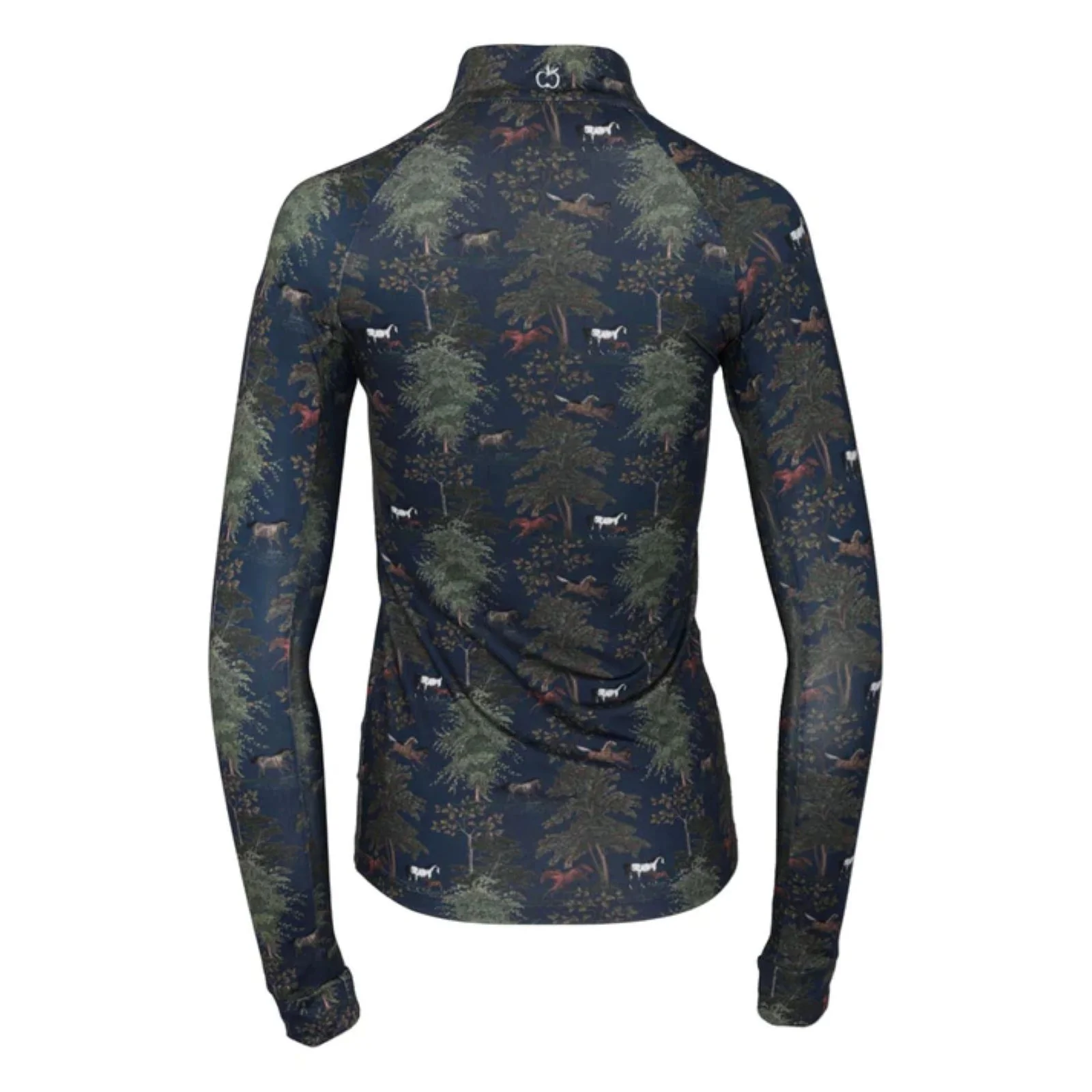 Dapplebay Autumn Toile 1/4 Zip Riding Top - Image 3