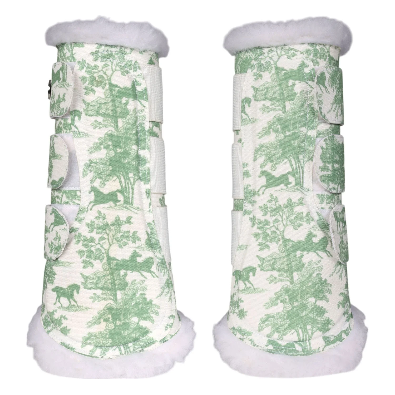 Dapplebay Equestrian Toile Brush Boots - Image 6