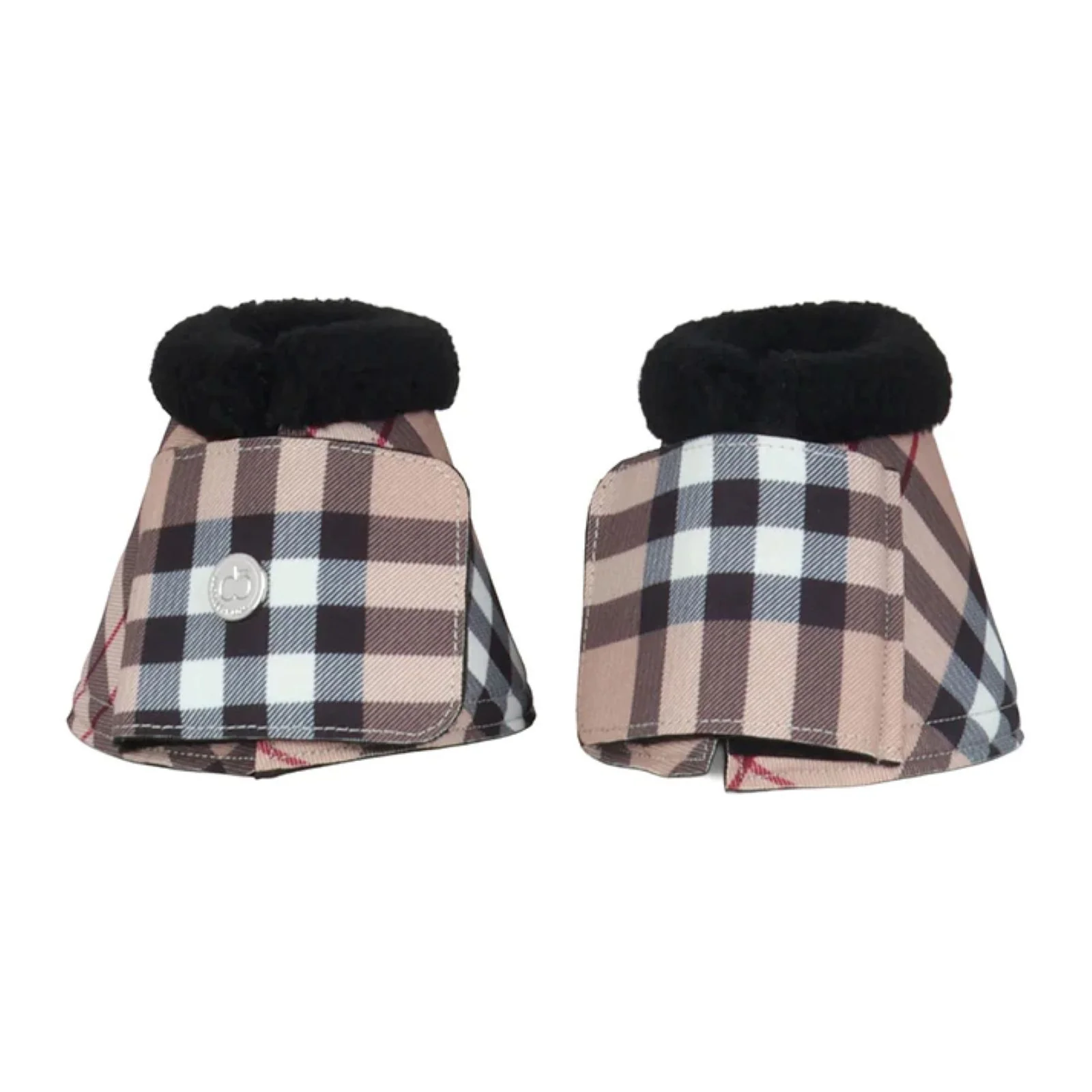 Dapplebay Holiday Plaid Bell Boots - Image 3