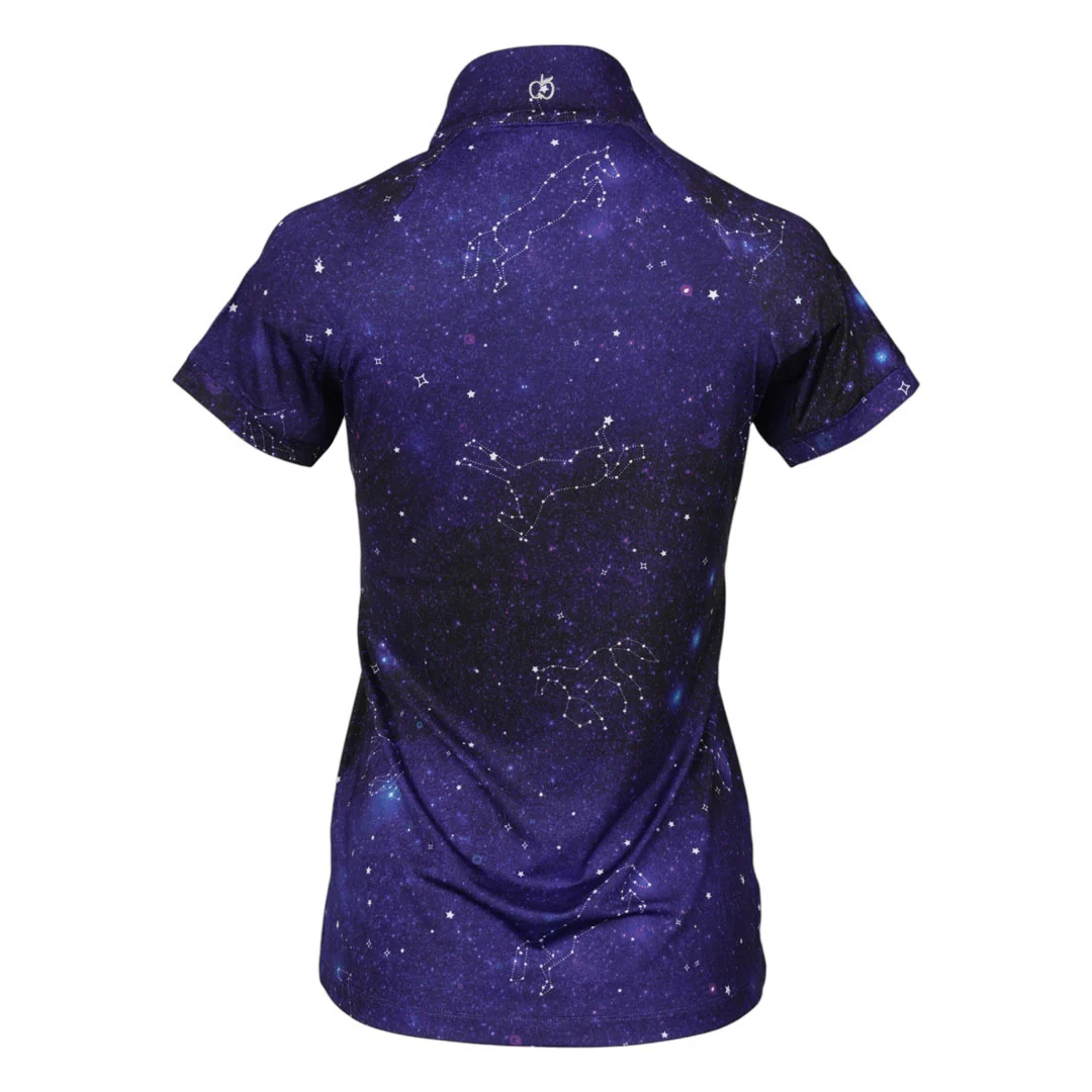 Dapplebay Kids Constellation 1/4 Zip Short Sleeve Top - Image 2