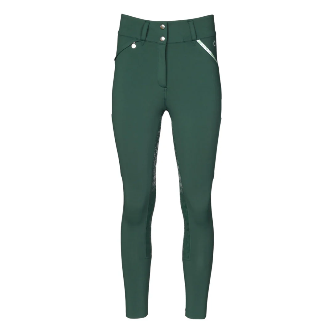 Dapplebay Ladies Equestrian Toile Compression Breeches - Image 3