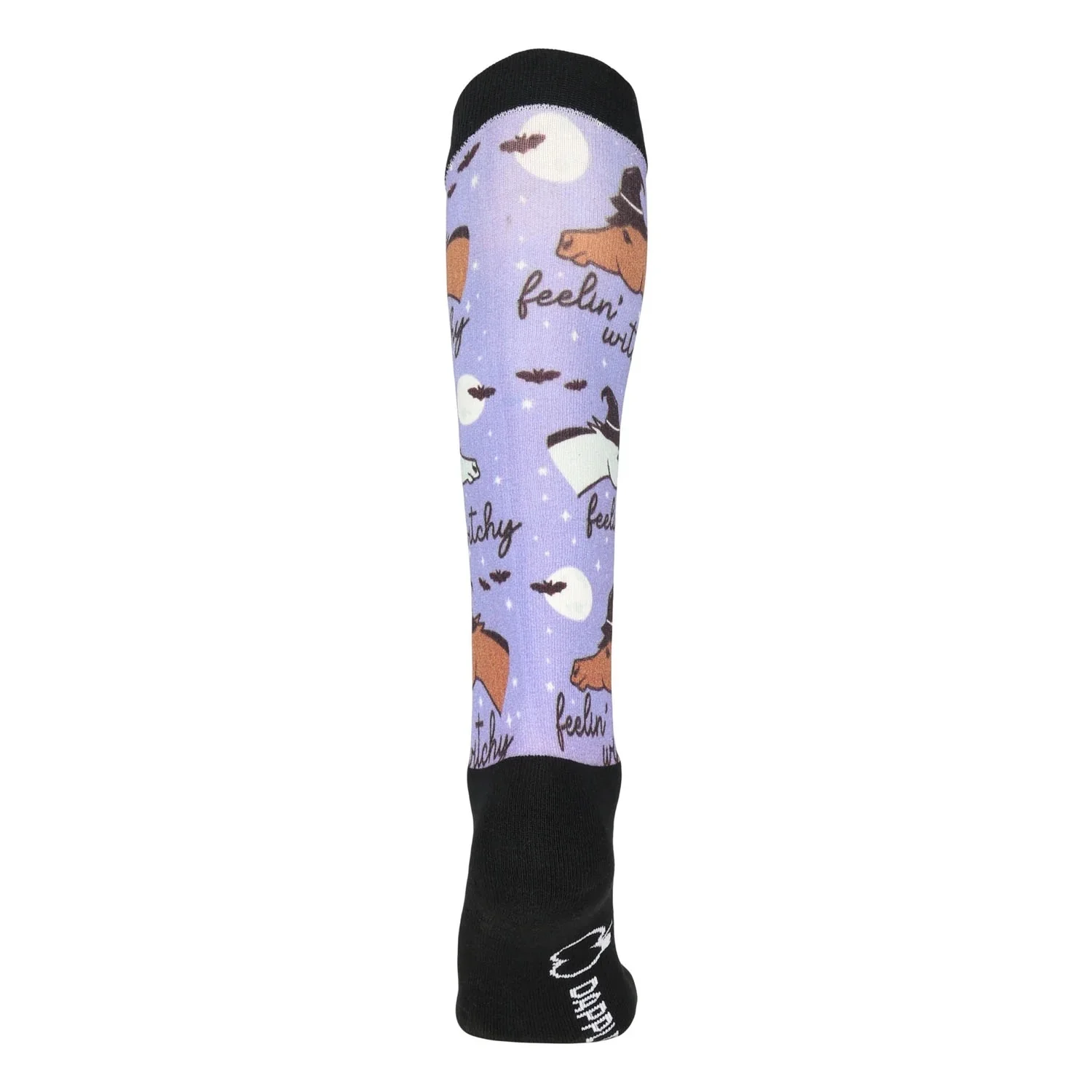 Dapplebay Ladies Feelin' Witchy Slick Boot Socks - Image 2