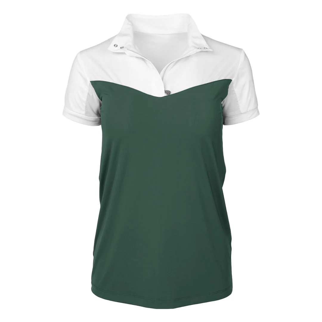 Dapplebay Lady 1/4 Zip Short Sleeve Show Top - Image 3