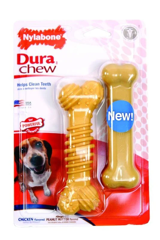 DuraChew Peanut Butter Twin Pack Dog Chew - Image 2