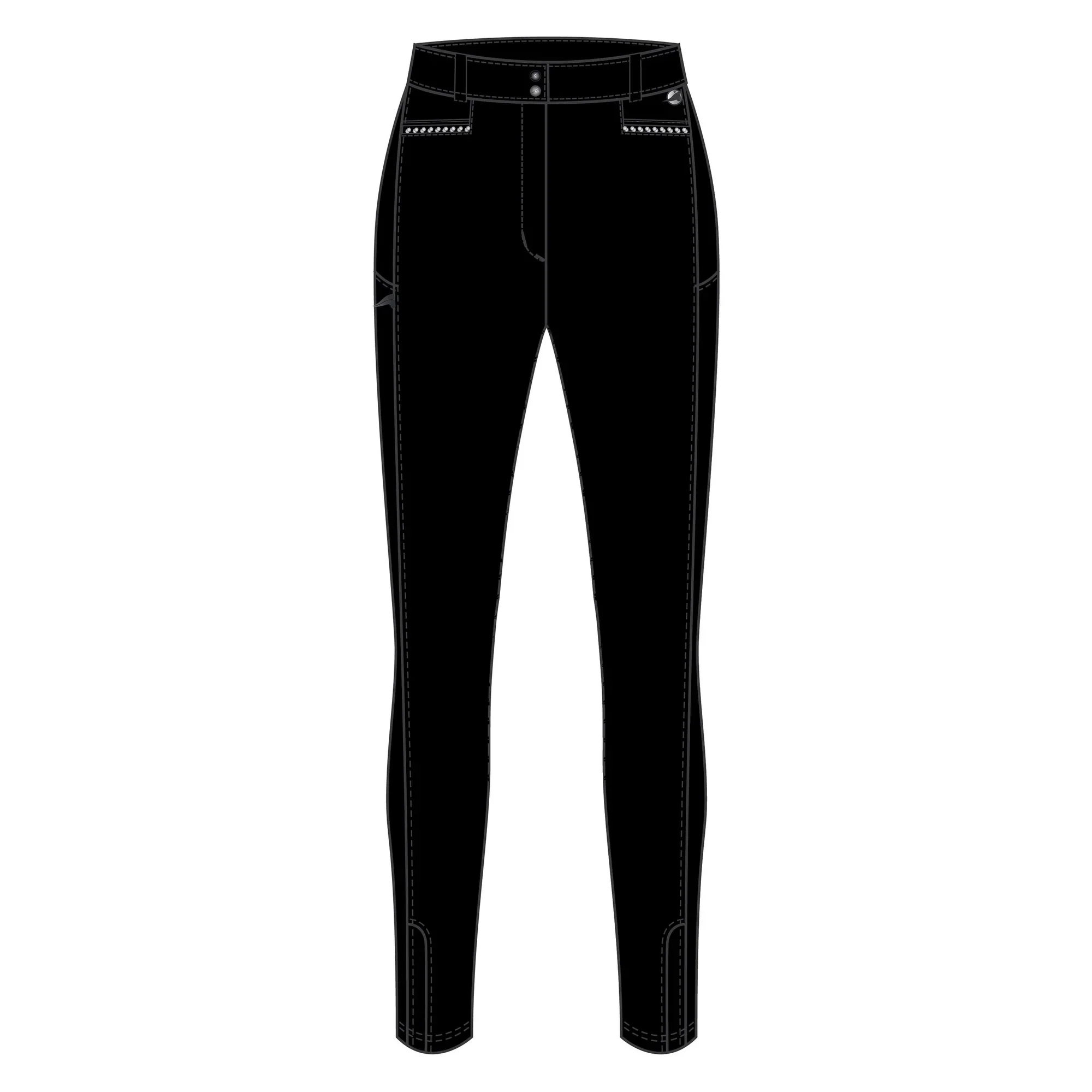 Easy Rider Ladies Amore FullGrip Riding Breeches - Image 2