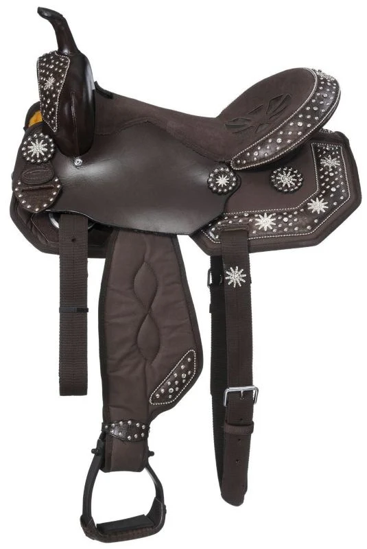 Eclipse Starlight Spur Rowel Youth Saddle 11 Black - Image 2