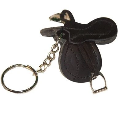 English Saddle Key Chain