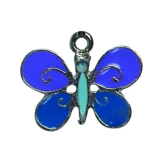 Equicharms Butterfly EquicharmBk/Wh