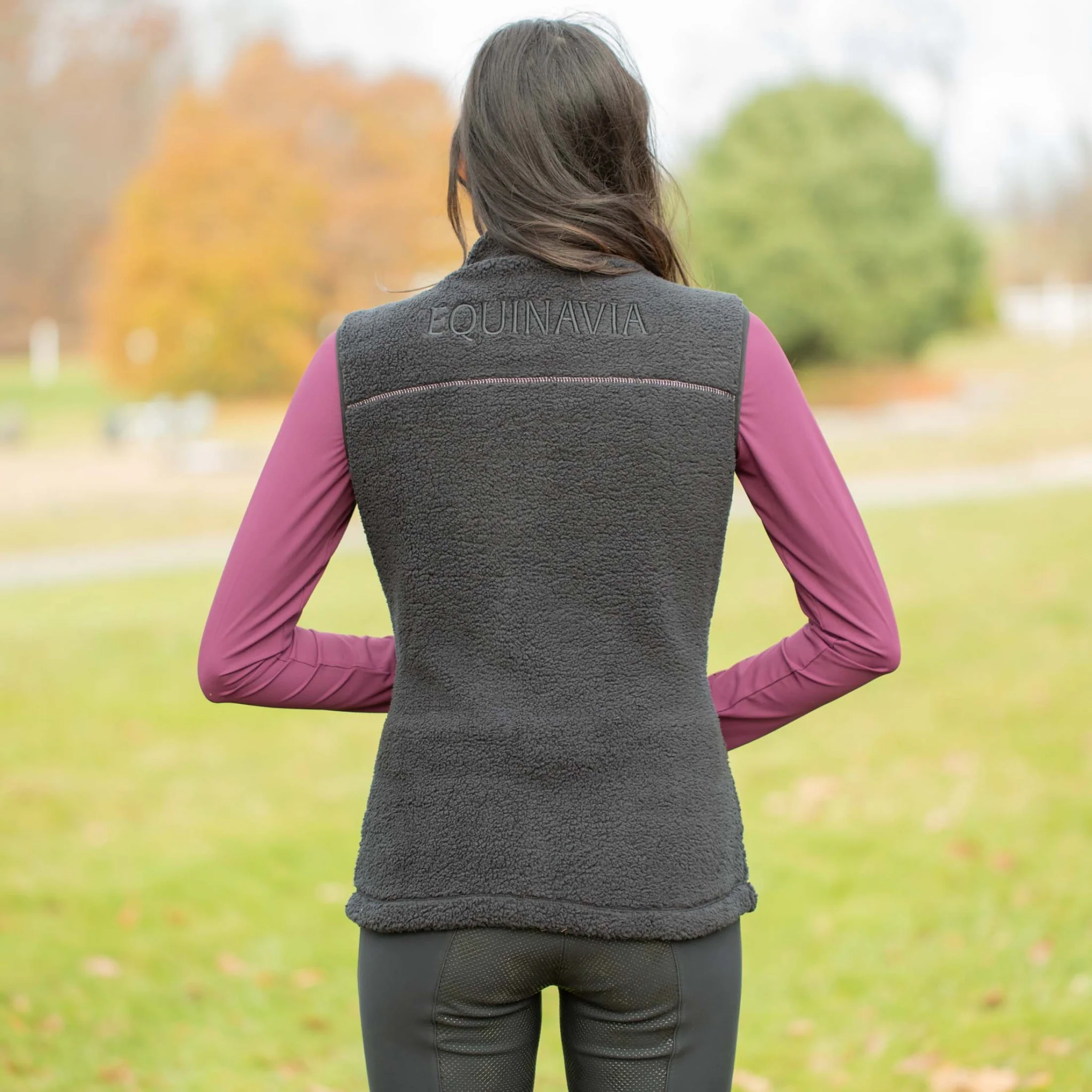 Equinavia Emma Womens Teddy Fleece Vest - Image 5