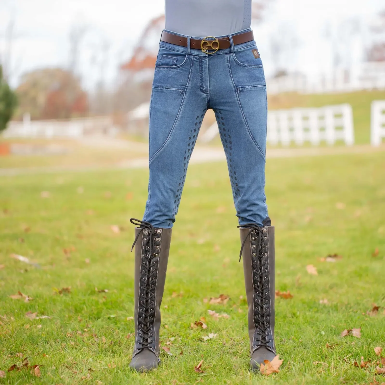 Equinavia Helena Denim FS Breech - Image 7