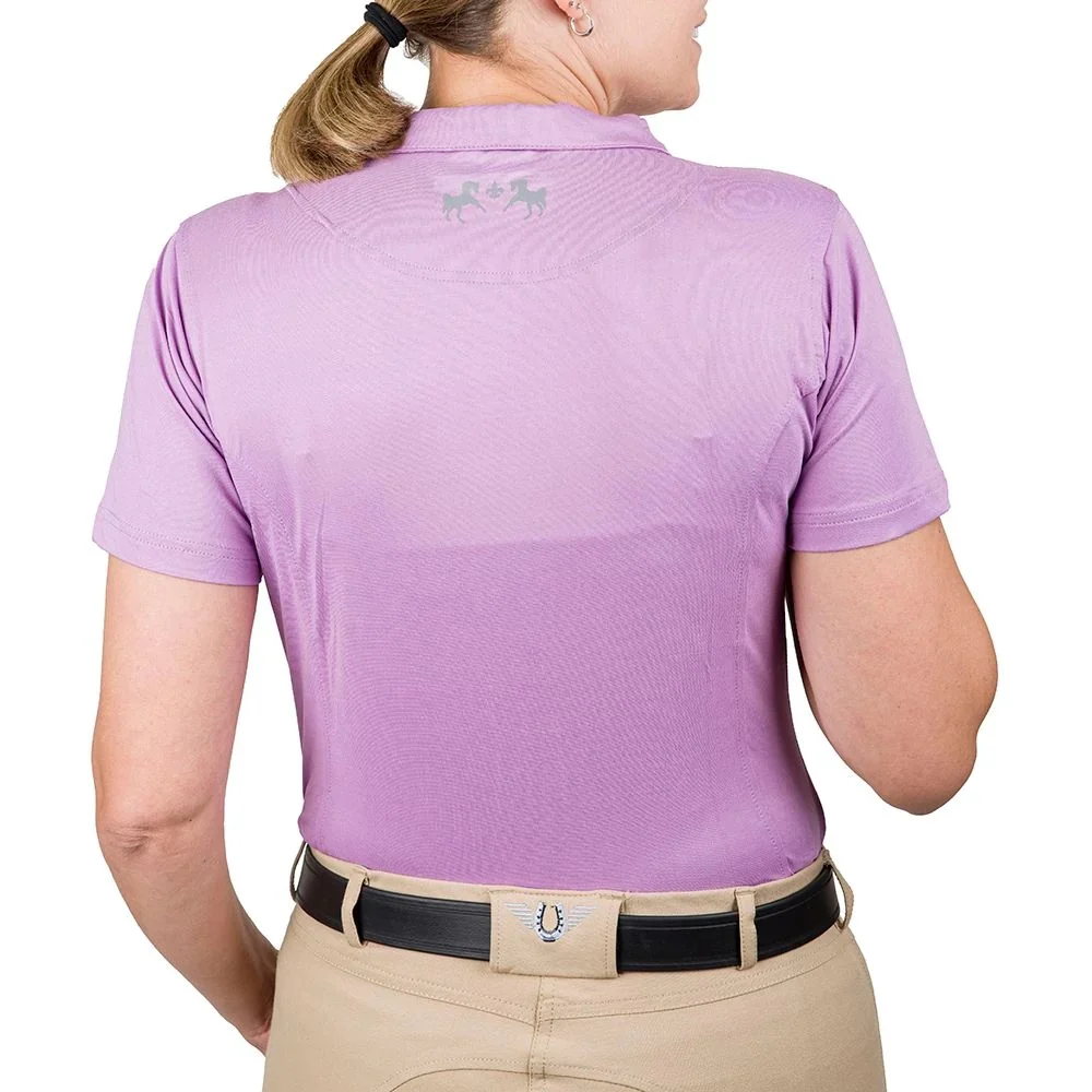 Equine Couture Ladies Surya EquiCool Short Sleeve Sun Sport Shirt - Image 8