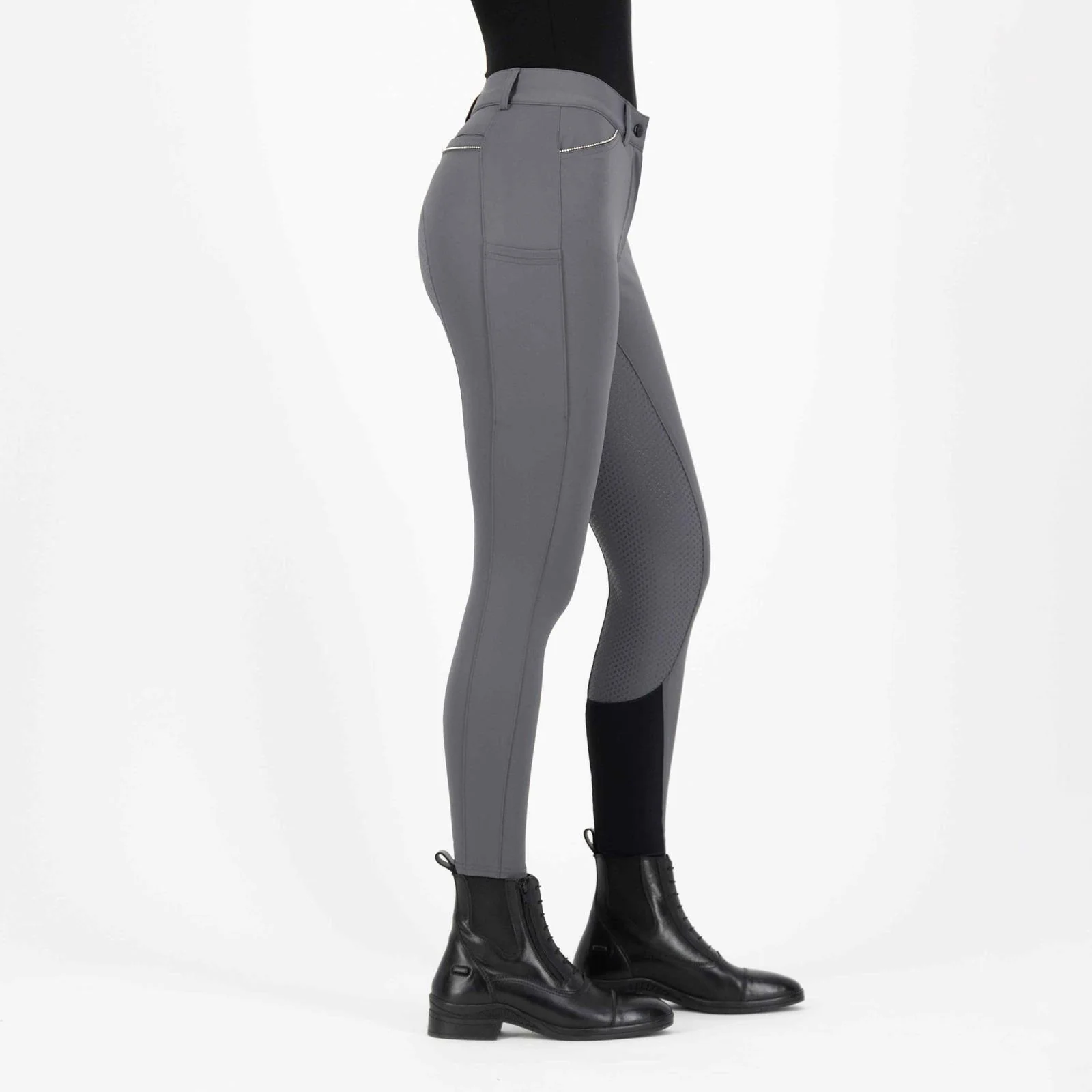 Euro-Star Ladies ESArista Sparkle FullGrip Breeches - Image 3