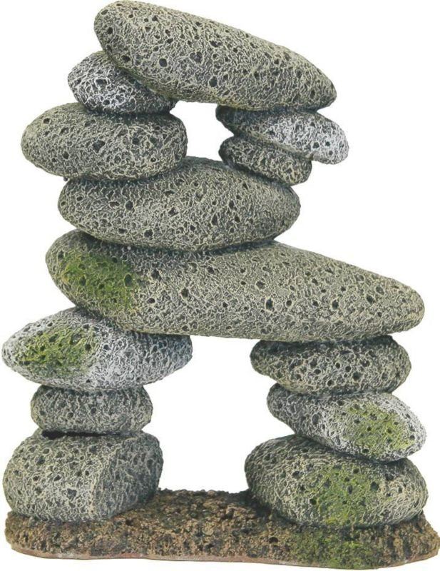 Blue Ribbon Tall Pebble Archway Ornament - Image 2