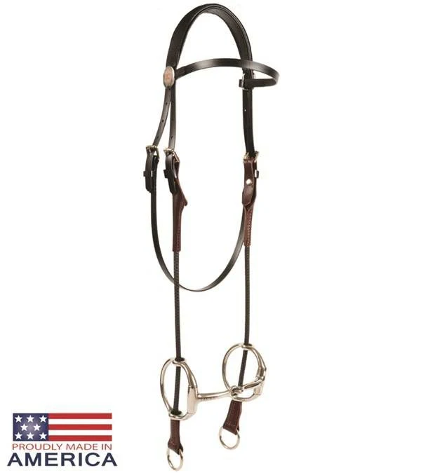 Featherweight Gag Bridle Black