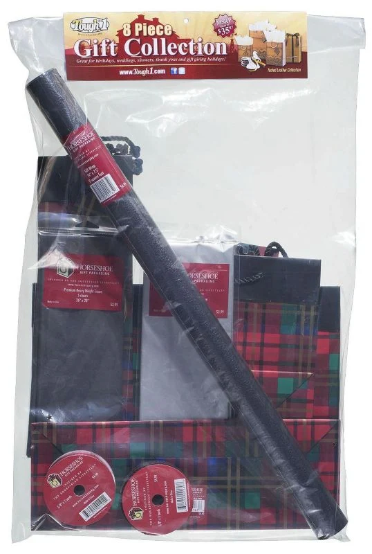 Festive Plaid Gift Wrap Gift Wrap 8 Pack