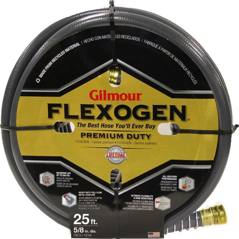 Flexogen 8-Ply Garden Hose 100ftx5/8 Gray - Image 4