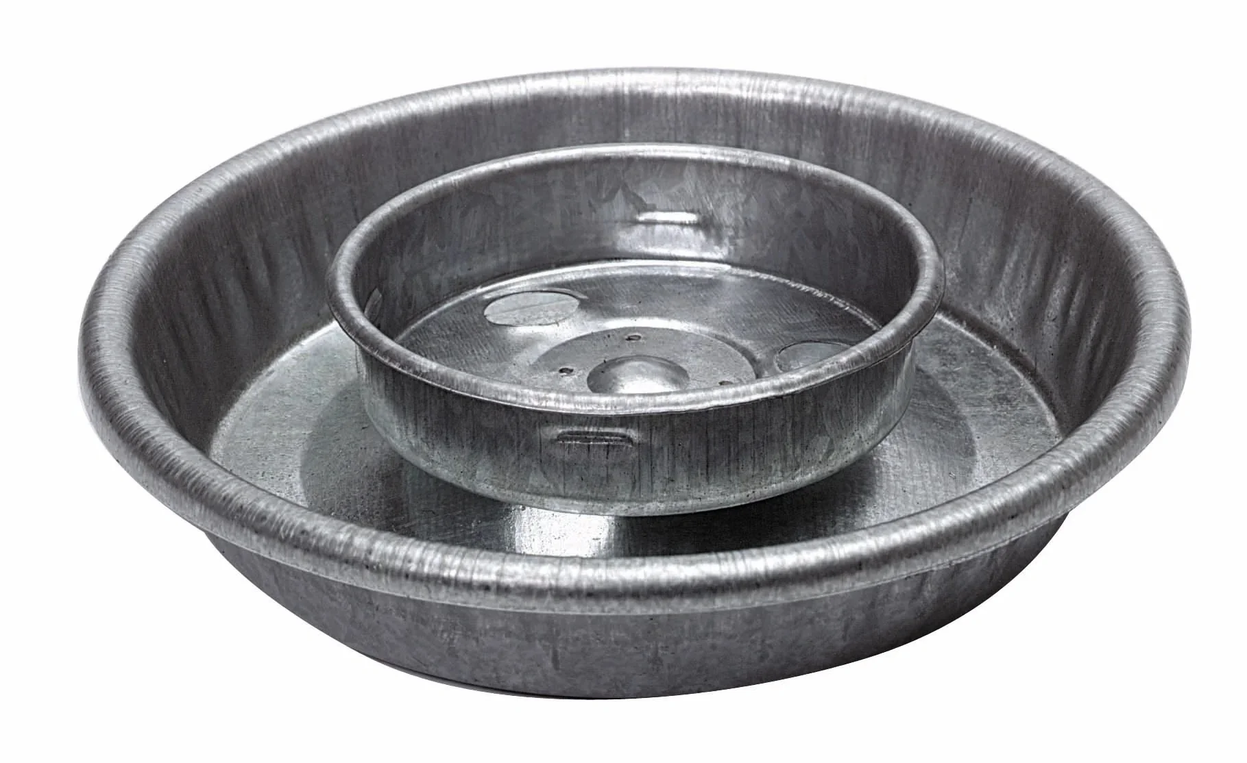 Galvanized Water Jar Base for Chicks
