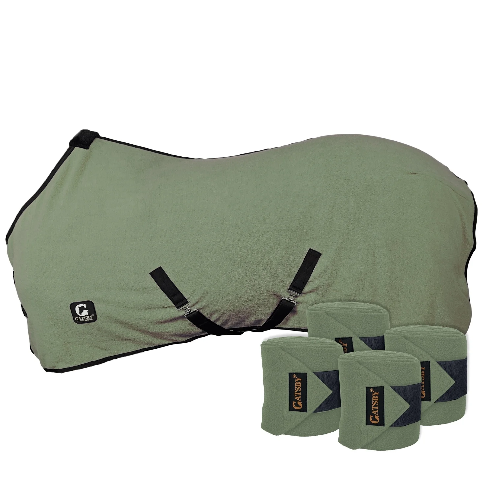 Gatsby Fleece Dress Sheet & Matching Polo Wrap Set - Image 2