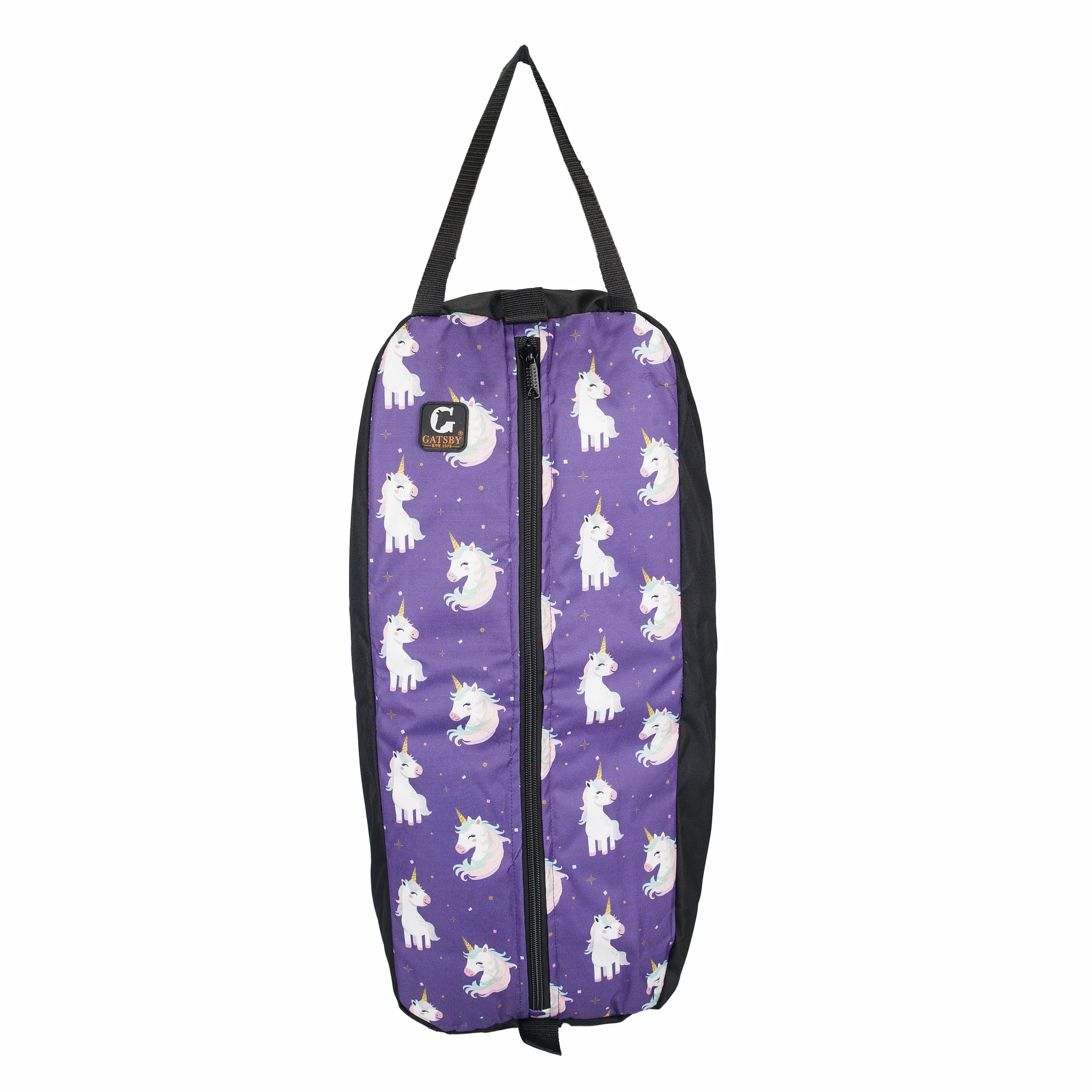 Gatsby Print Nylon Padded Bridle Halter Bag - Image 6
