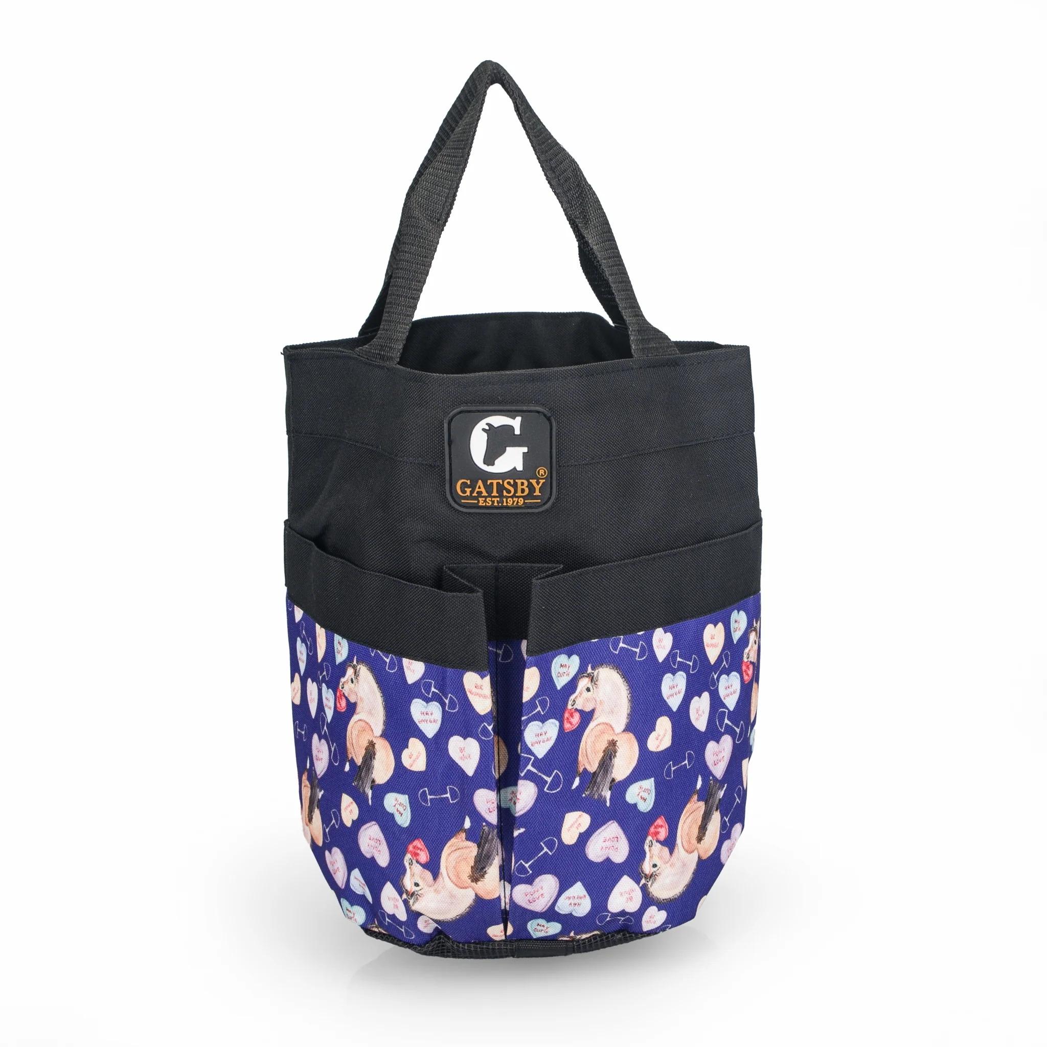 Gatsby Print Nylon Stable Tote with Mesh Bottom - Image 3