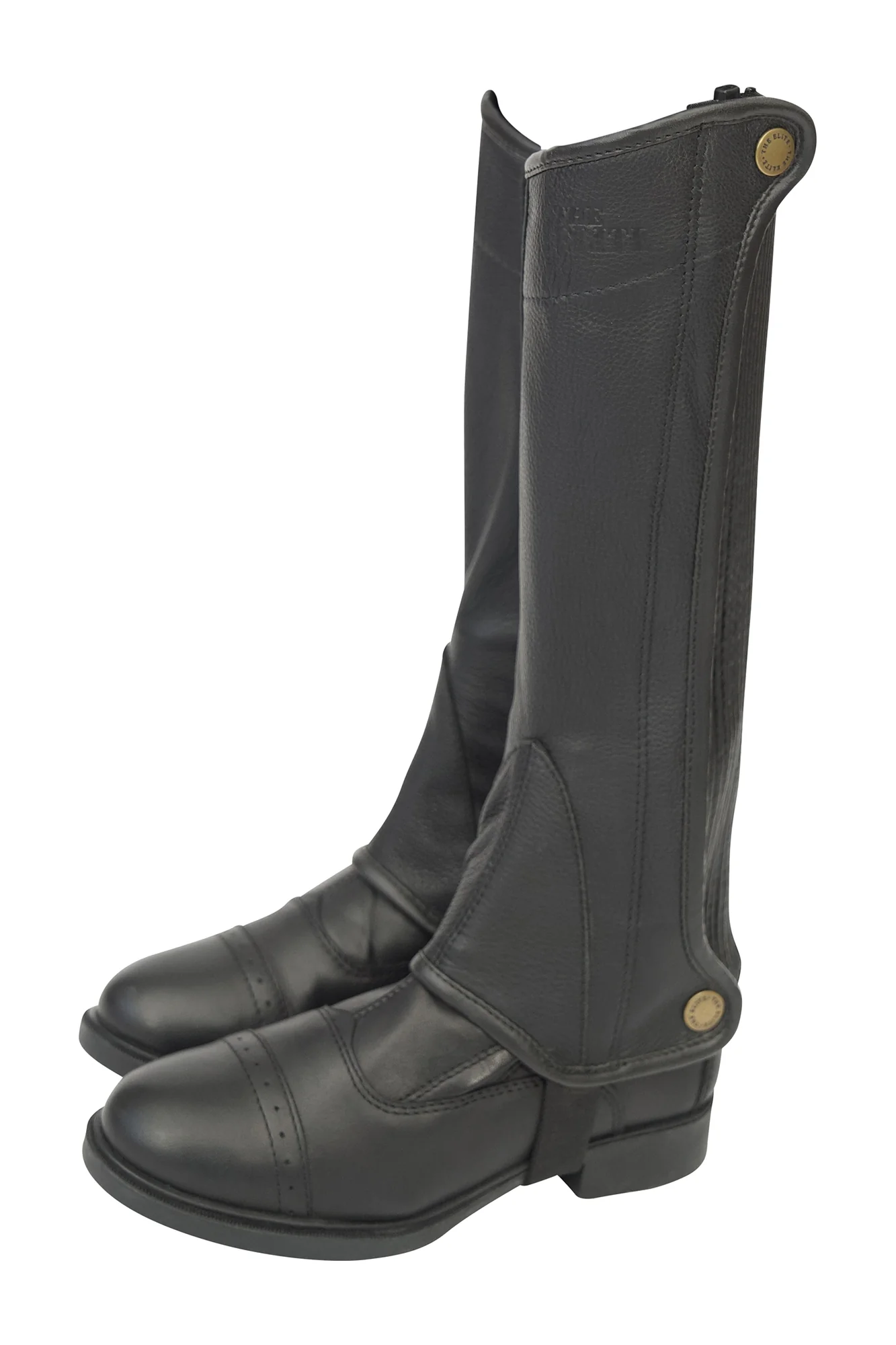 Grand Prix Kids Elite Leather Half Chaps - Image 2