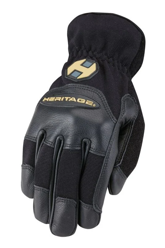 Heritage Gloves Trainer Gloves 6 Black