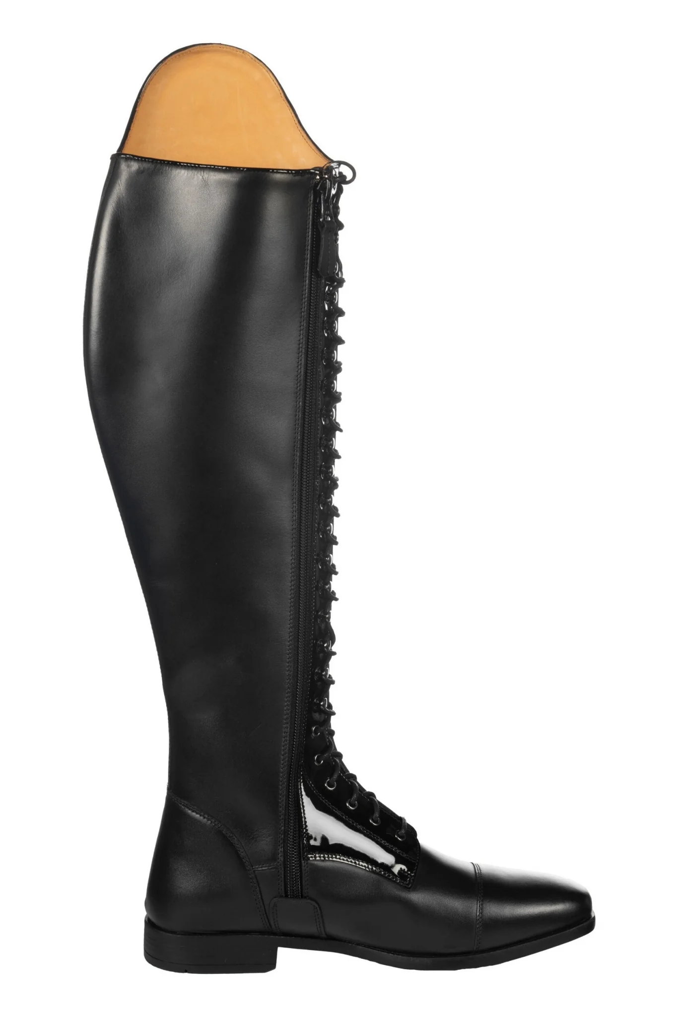 HKM Ladies Amalfi Lack Riding Boots Long/Narrow Width - Image 3