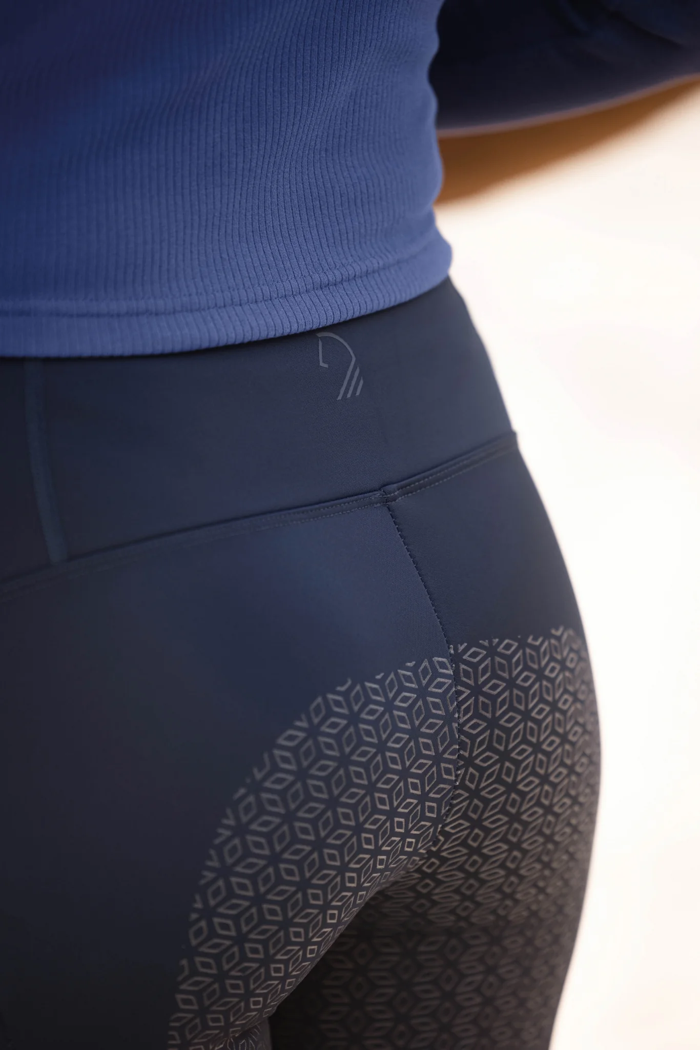 HKM Ladies Arezzo Silicone Full Seat Riding Leggings - Image 5