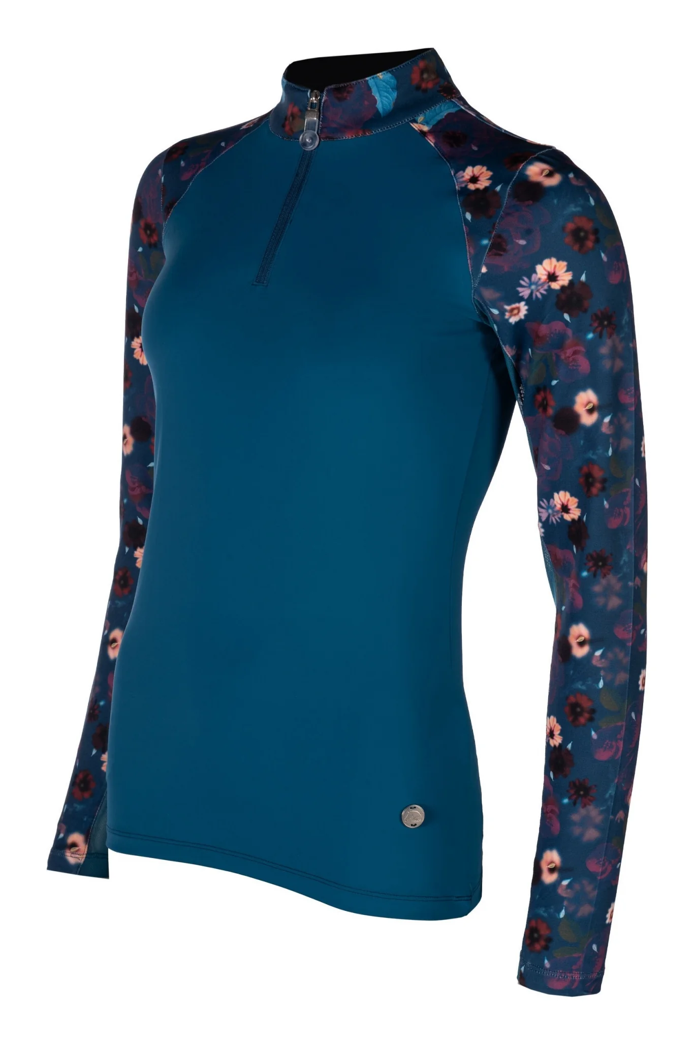 HKM Ladies Essentials Flower Functional Shirt - Image 3