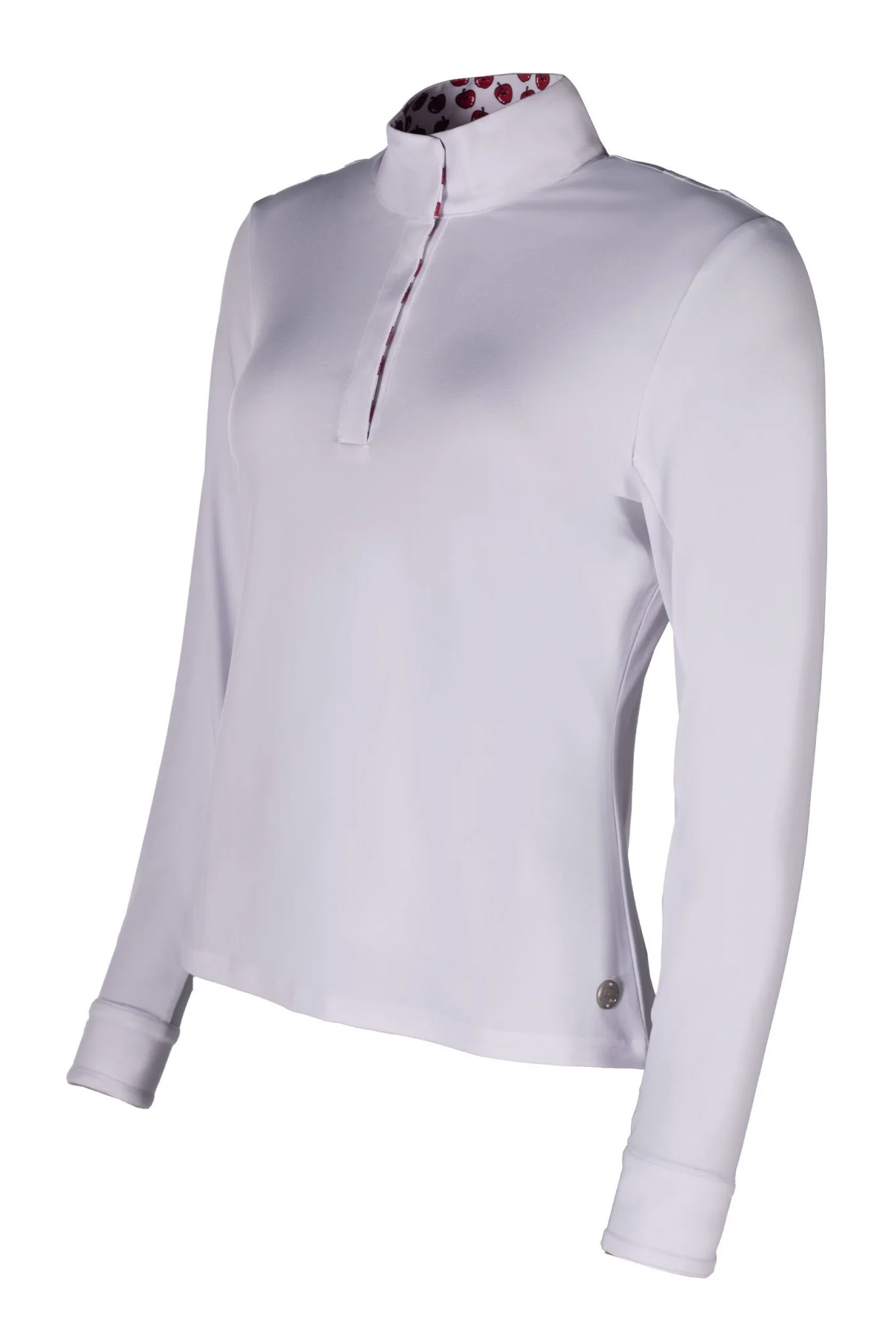 HKM Ladies Hunter Long Sleeve Competition Shirt - Image 3