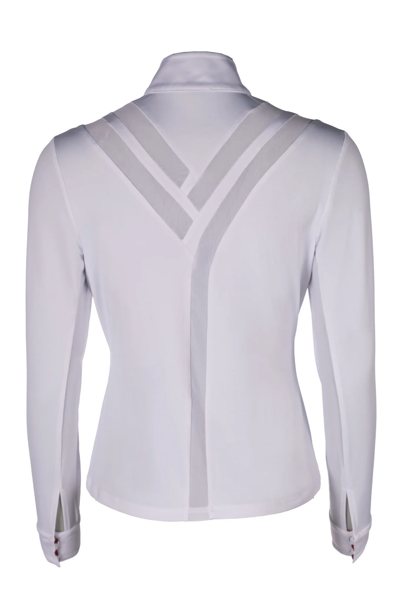 HKM Ladies Hunter Long Sleeve Competition Shirt - Image 4
