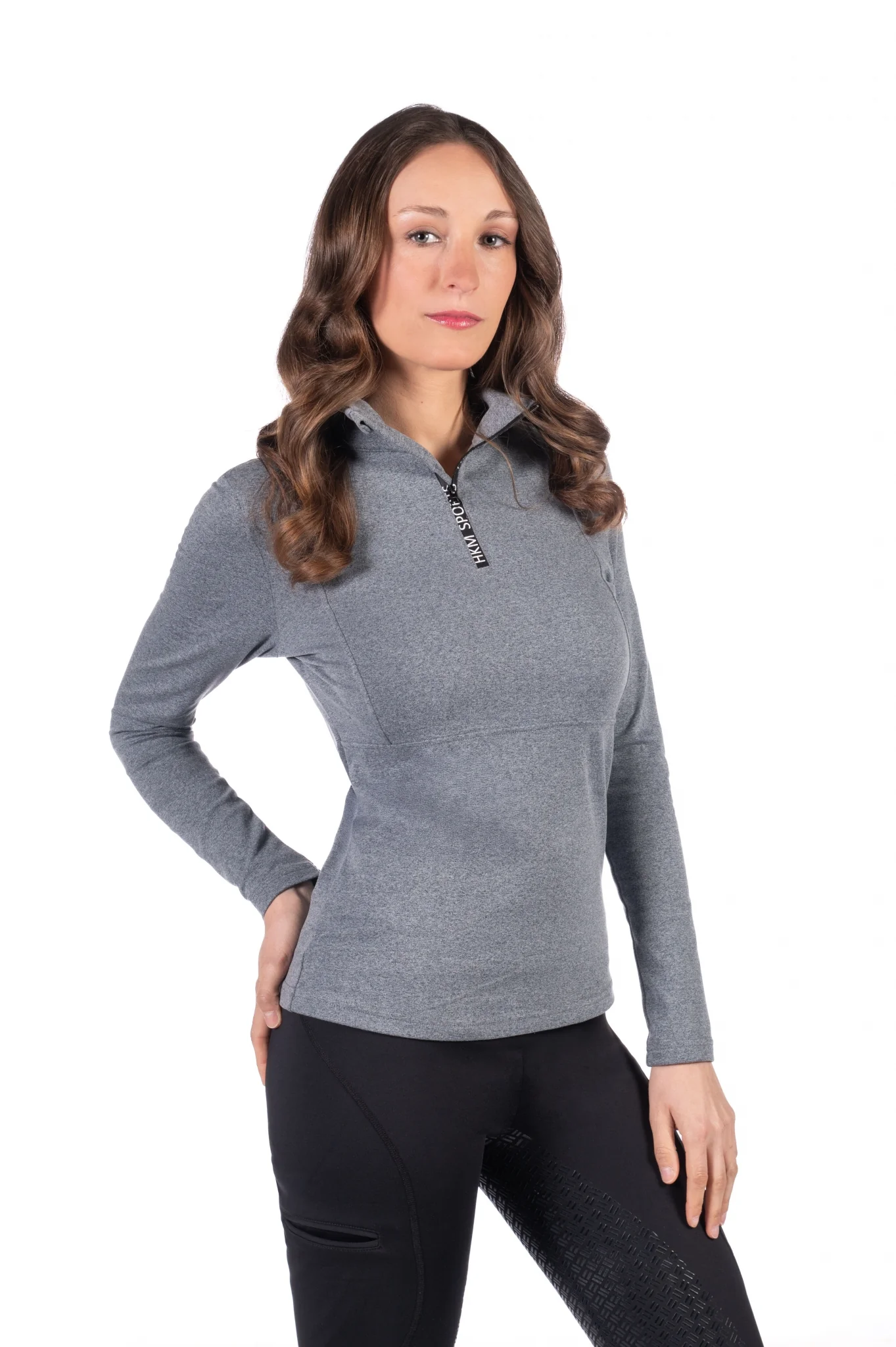 HKM Ladies Melange Supersoft II Functional Shirt - Image 11