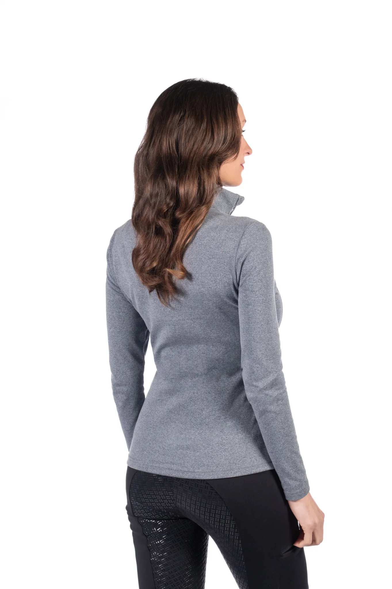 HKM Ladies Melange Supersoft II Functional Shirt - Image 13