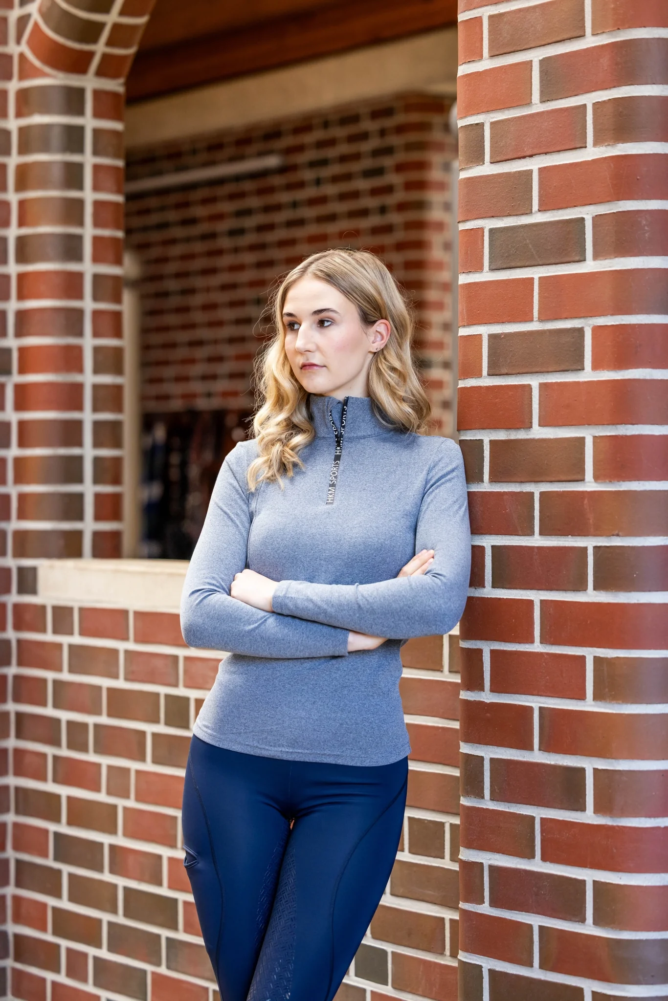 HKM Ladies Melange Supersoft II Functional Shirt - Image 14