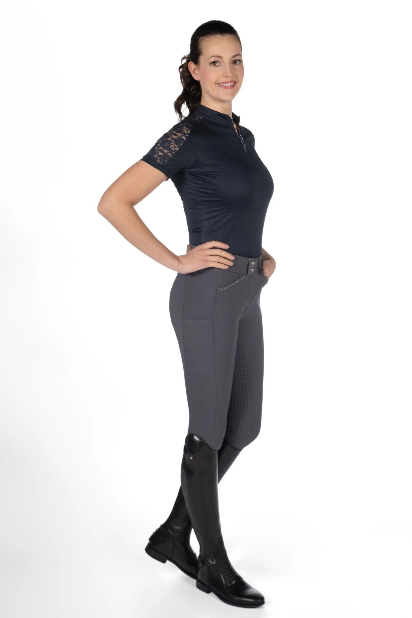 HKM Ladies Nelly Short Sleeve Functional Shirt - Image 10