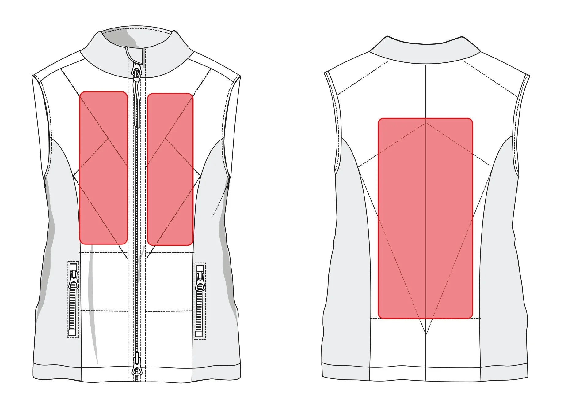 HKM Slimline-Style Heating Vest (No battery) - Image 5