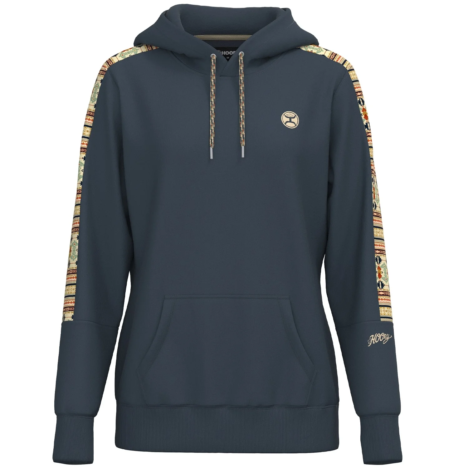 Hooey Ladies Canyon Ombre Hoody with Thunderbird Aztec Pattern