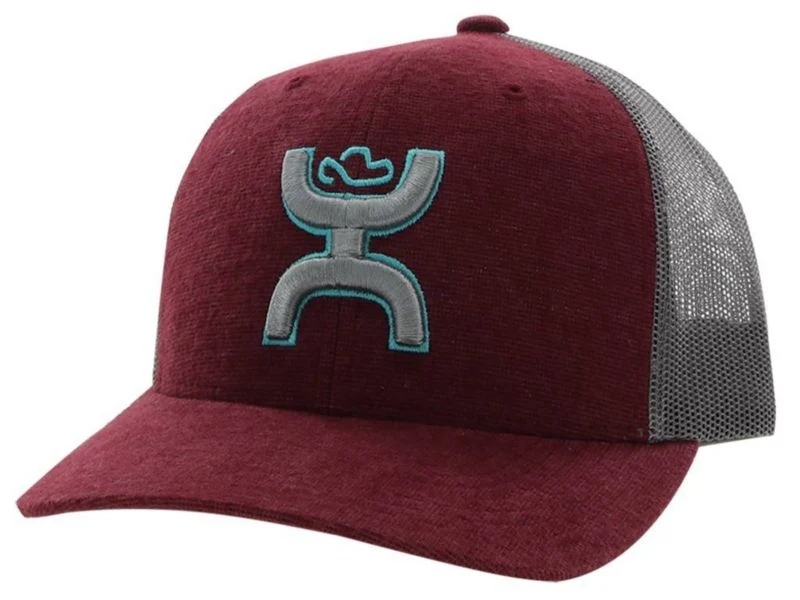 Hooey Trucker Cap Grey/Turquoise Hooey Logo