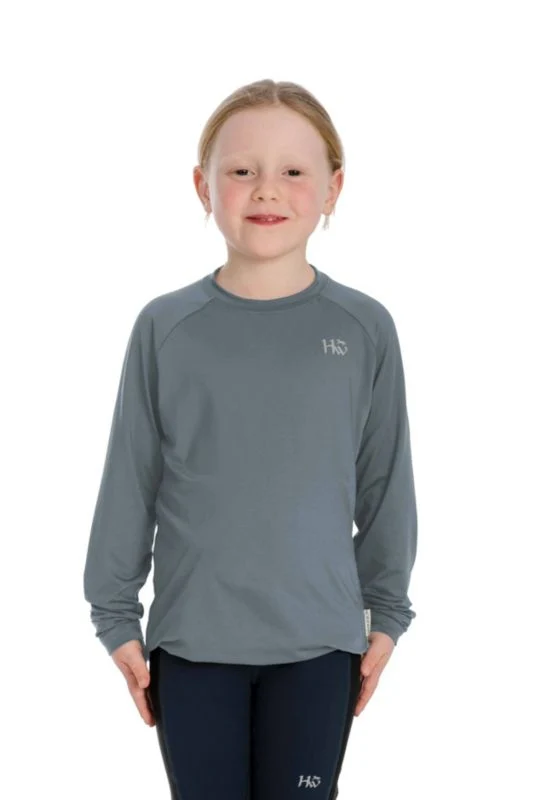 Horseware Kids Baselayer Shirt 3-4 Years Navy - Image 5