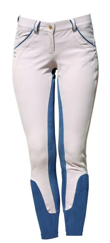 Horseware Ladies SelfSeat Denim Breech 24R Denim - Image 18
