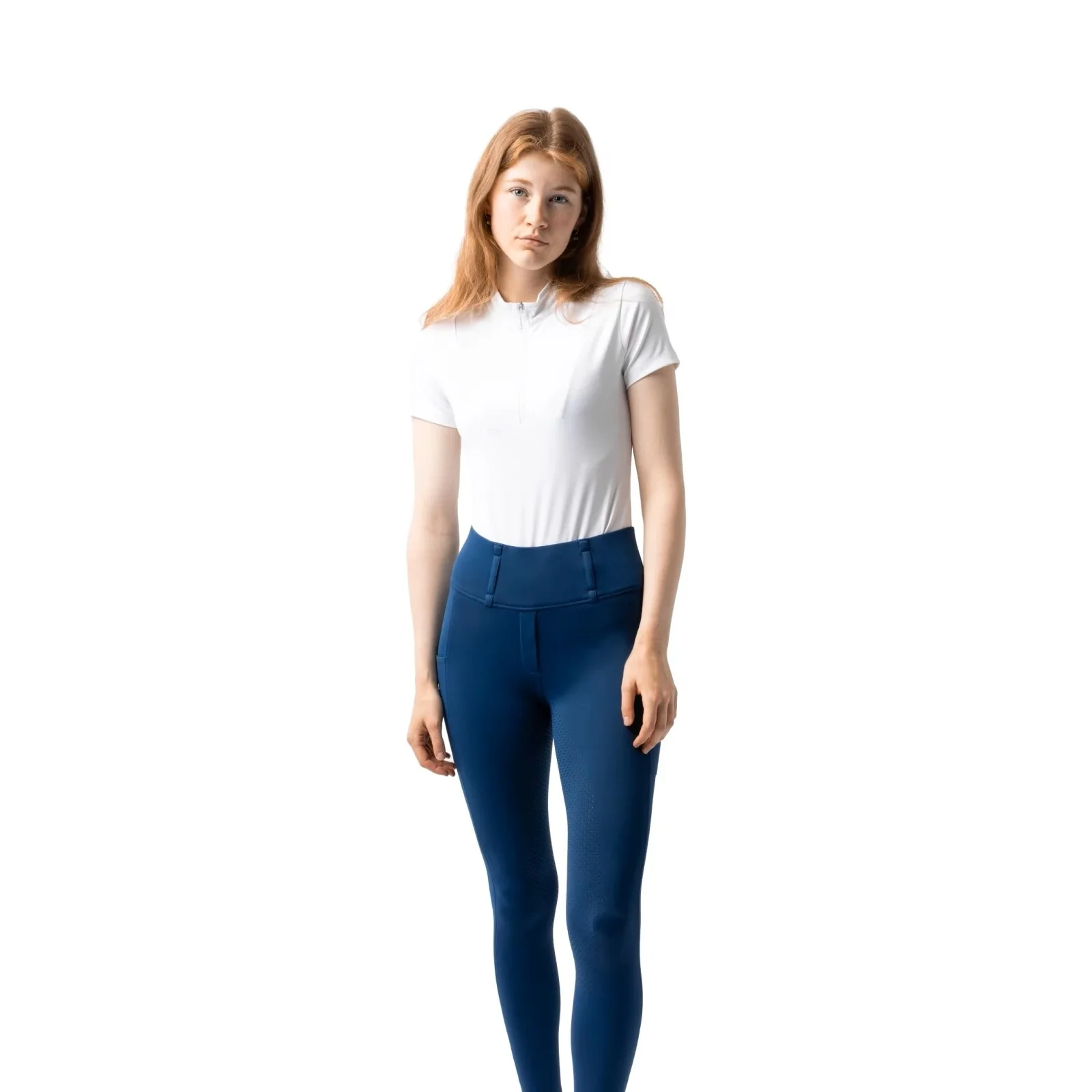 Horze Anya Ladies Thermo Hybrid Full Seat Tights - Image 2