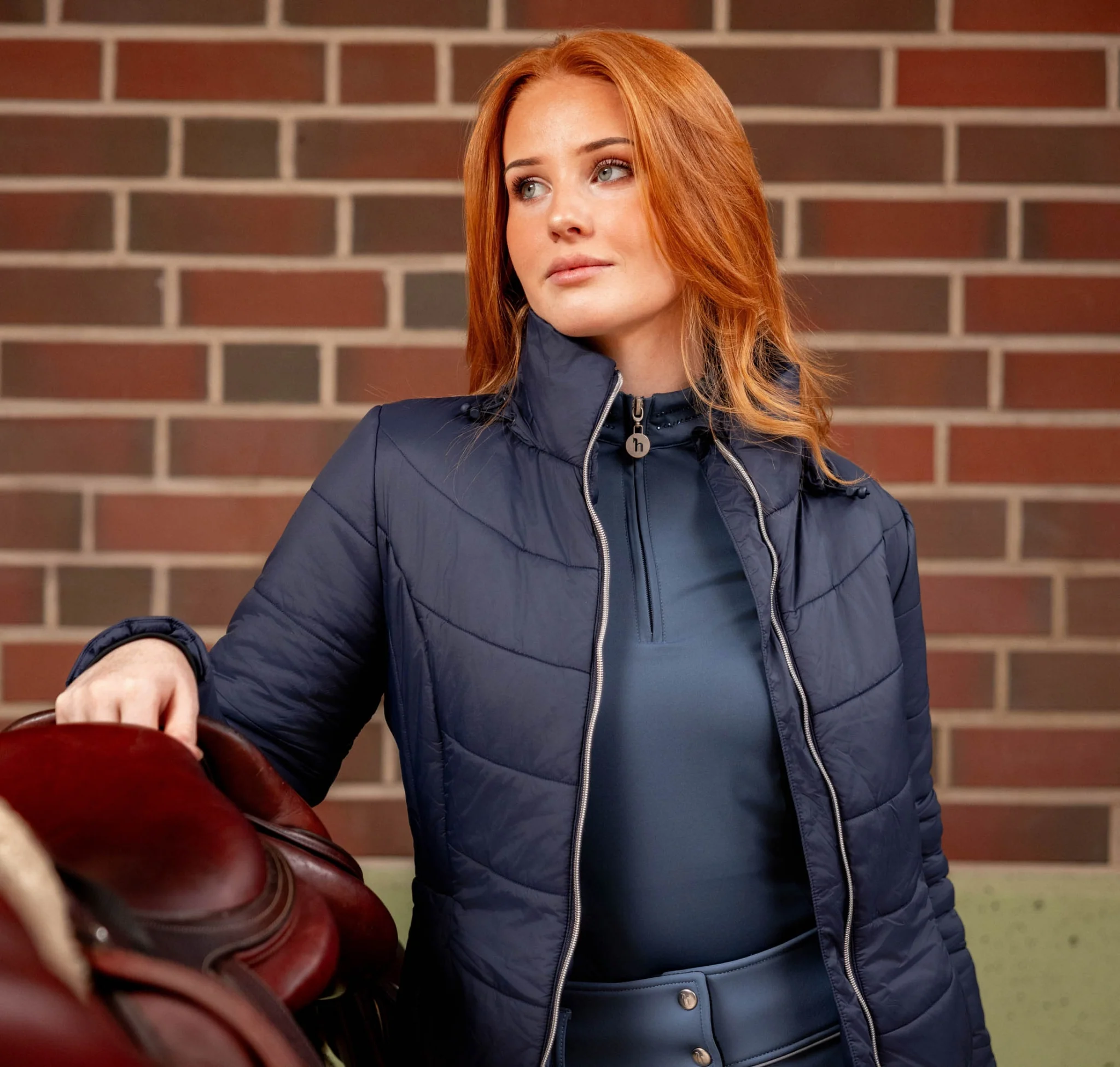 Horze Astrid Ladies Winter Rider Jacket - Image 8