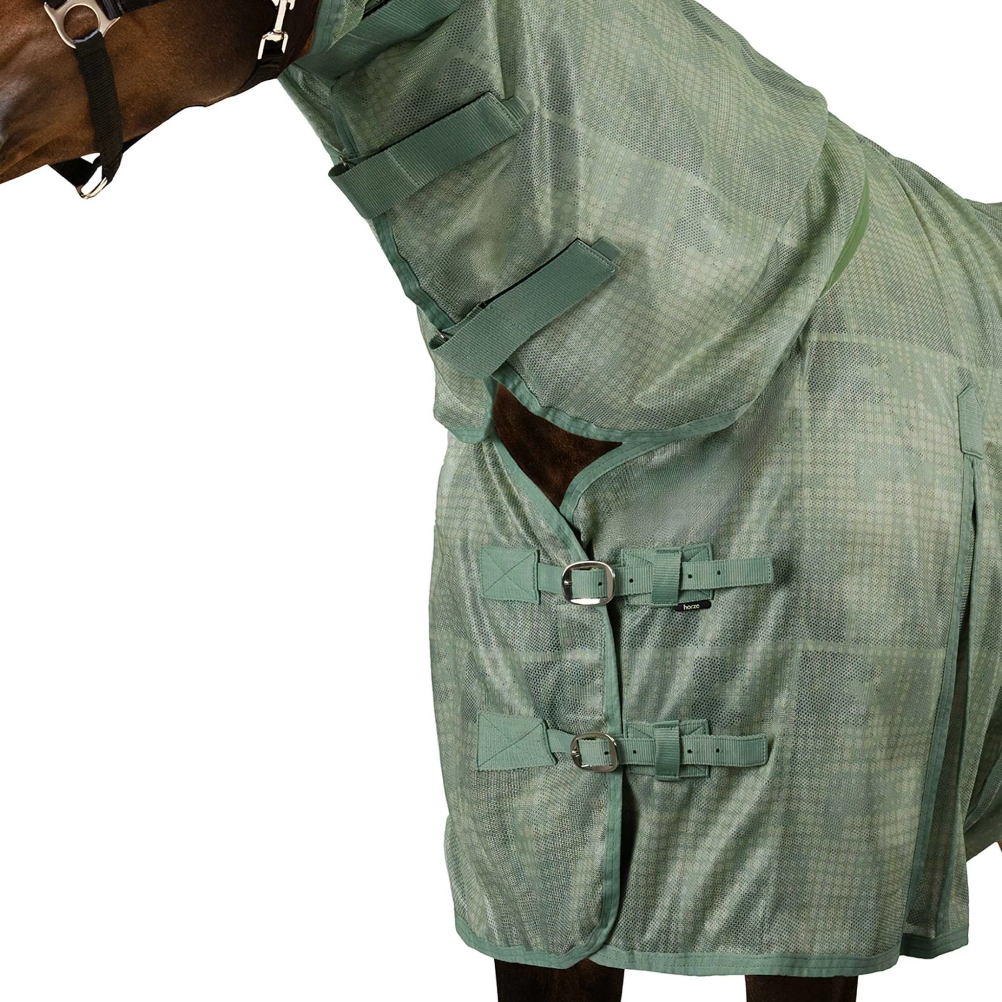 Horze Defense Combo Neck Fly Sheet - Image 8