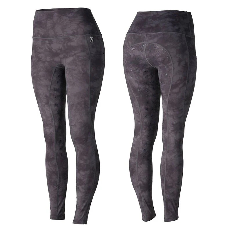Horze Ladies Karen Tie-Dye Highwaist Tights 28 Dar