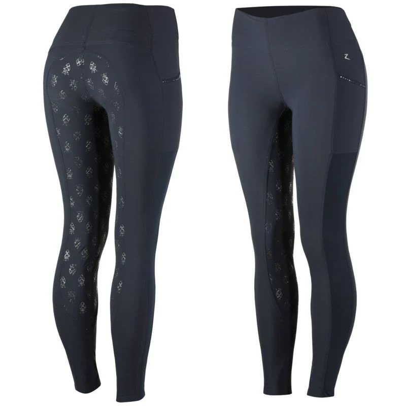 Horze Ladies Leah Silicone Full Seat Tights 26 - Image 10