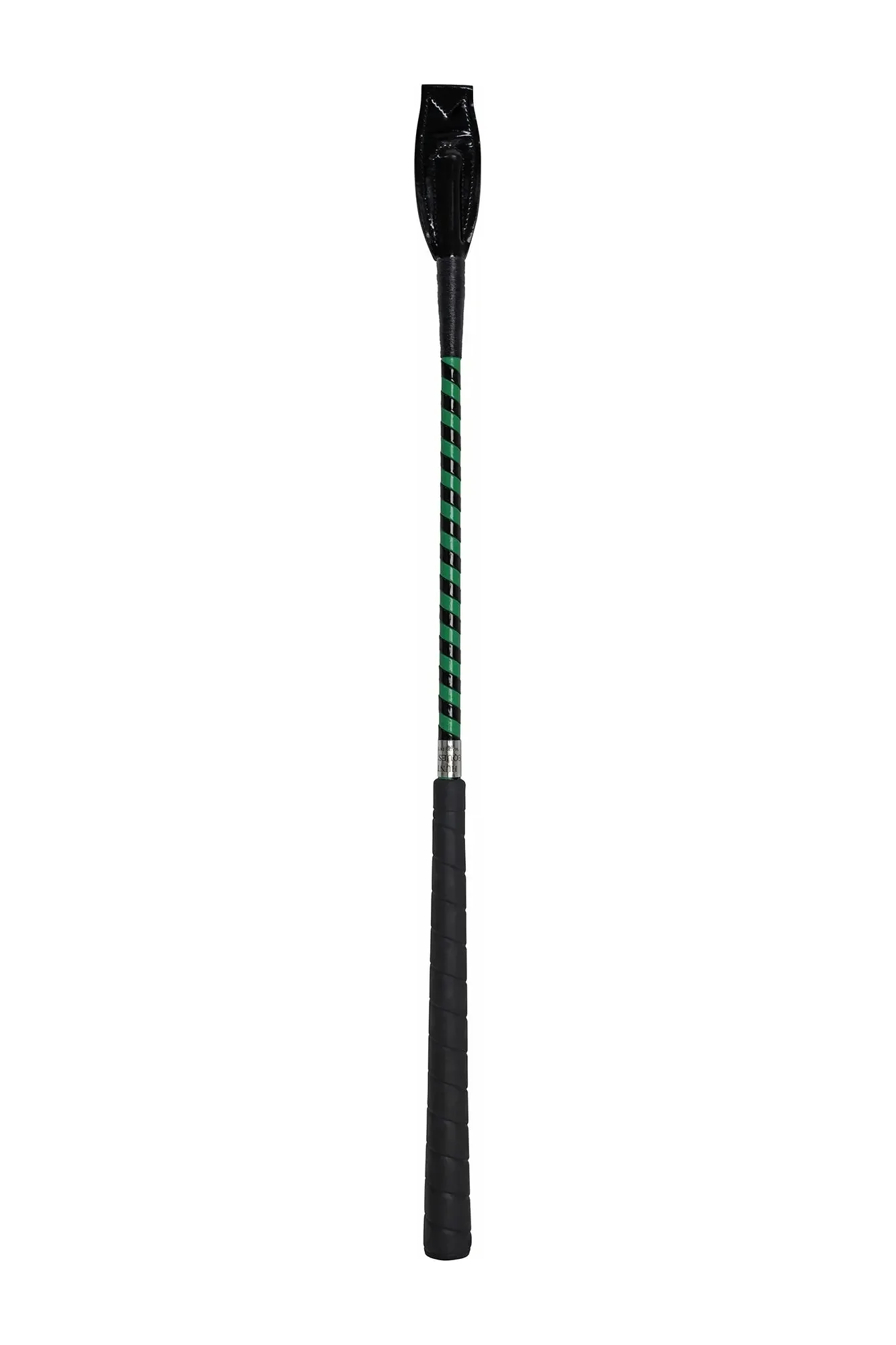 Huntley Equestrian Jumper Whip Two Tone Patent Cover - Image 6