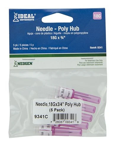 Ideal Polypropylene Hub Needle Pack