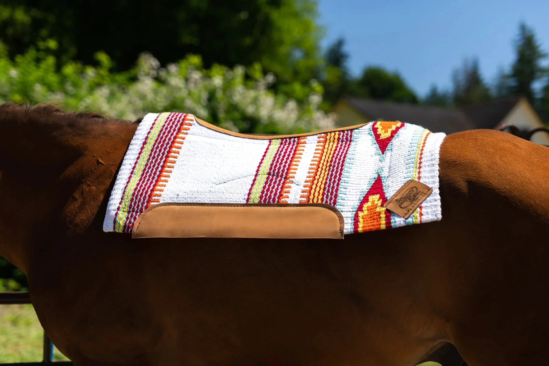Impact Gel Sweet Treat Contour Cut with Felt Saddle Pad - Image 2