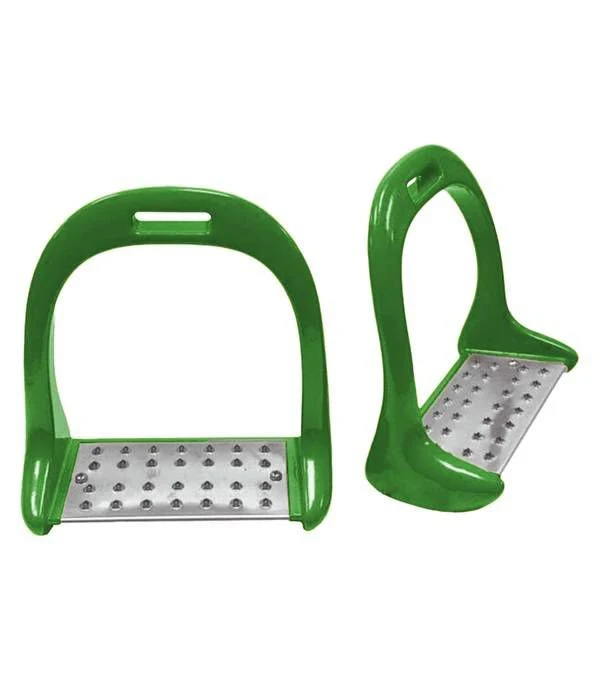 Jacks Aluminum Stirrups 4-3/4" Sold in Pairs Black - Image 3